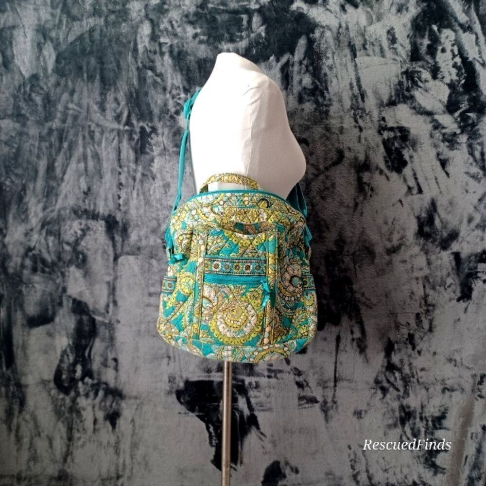 Vera Bradley Meteo Briefcase  Peacock RETIRED Excellent Condition